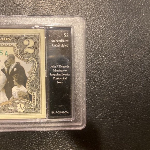 Bradford exchange, John F Kennedy, two dollar bill - Picture 4 of 7
